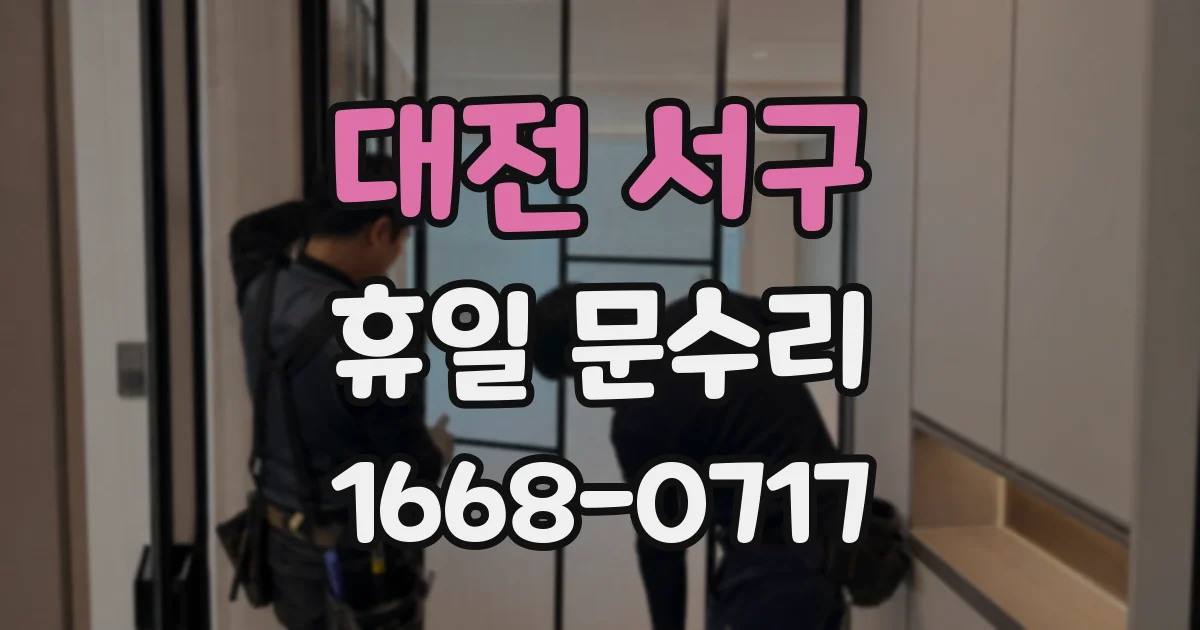 대전 서구 휴일 문수리