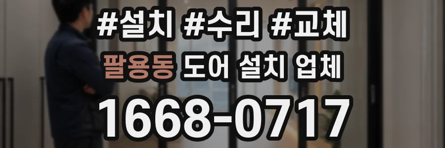 팔용동 도어 설치 업체