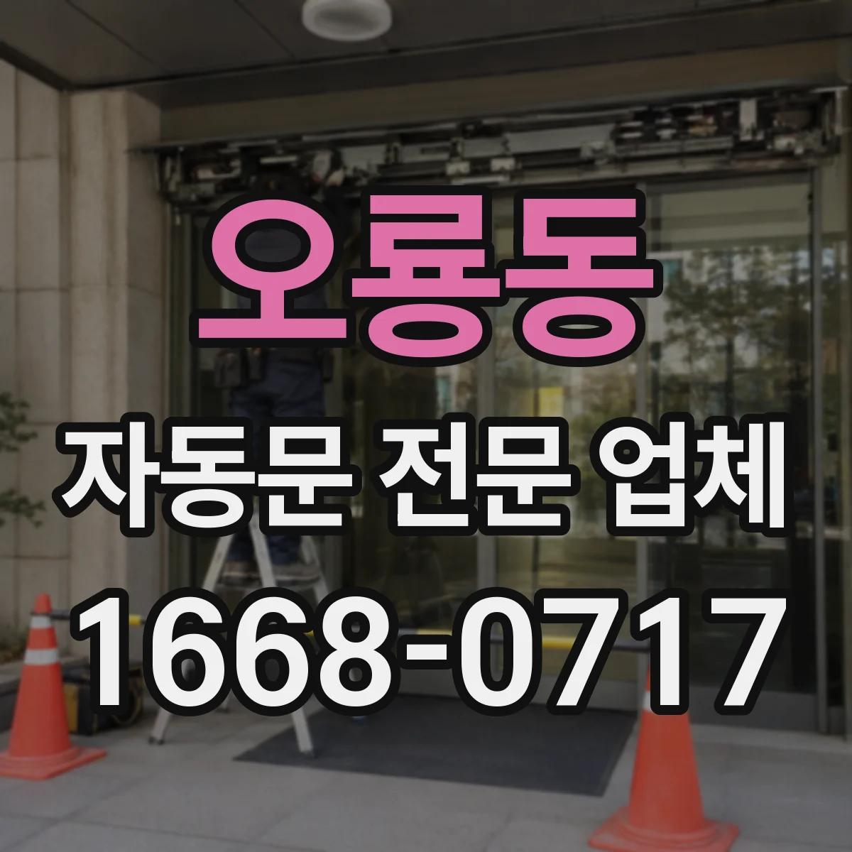오룡동 자동문 전문 업체