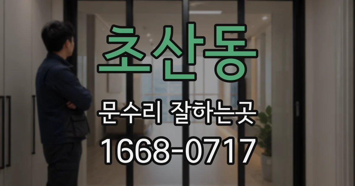 초산동 문수리 잘하는곳