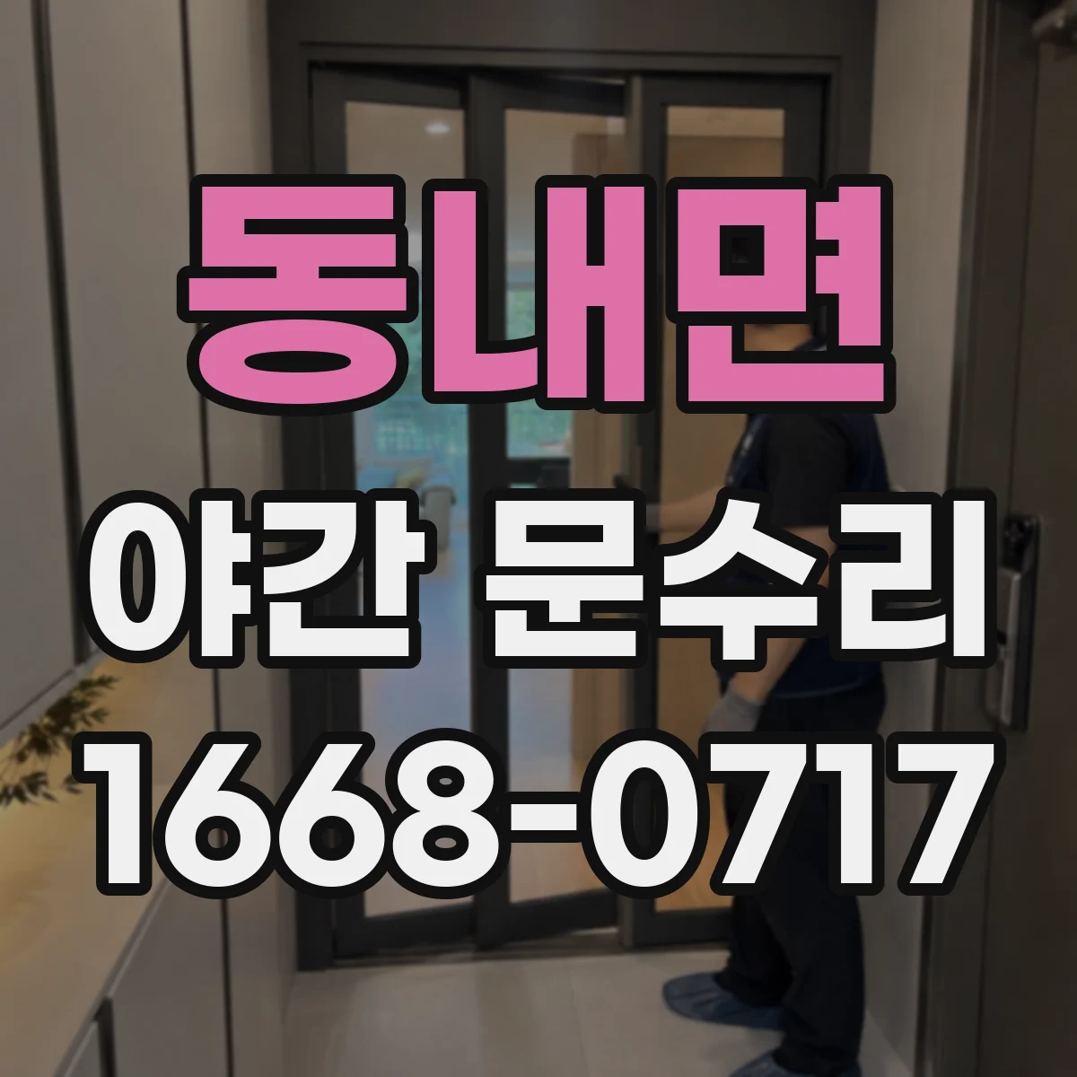 동내면 야간 문수리