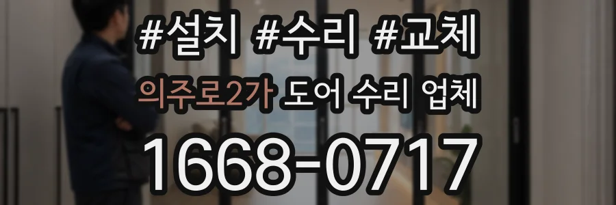 의주로2가 도어 수리 업체
