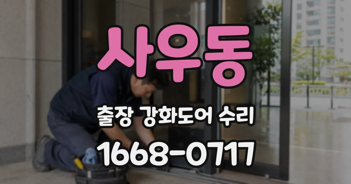 사우동 출장 강화도어 수리