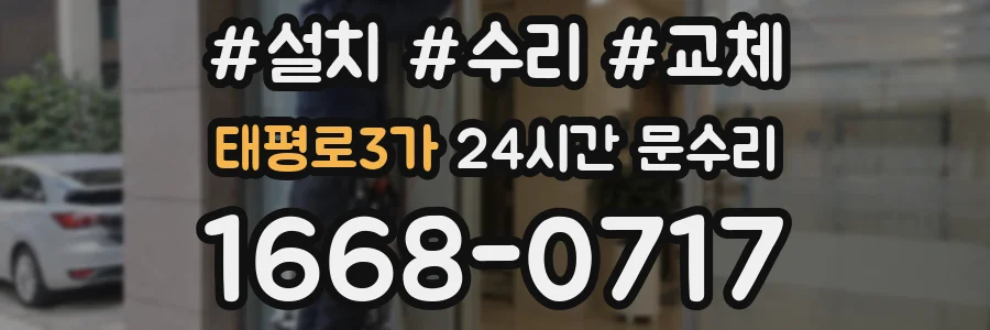 태평로3가 24시간 문수리