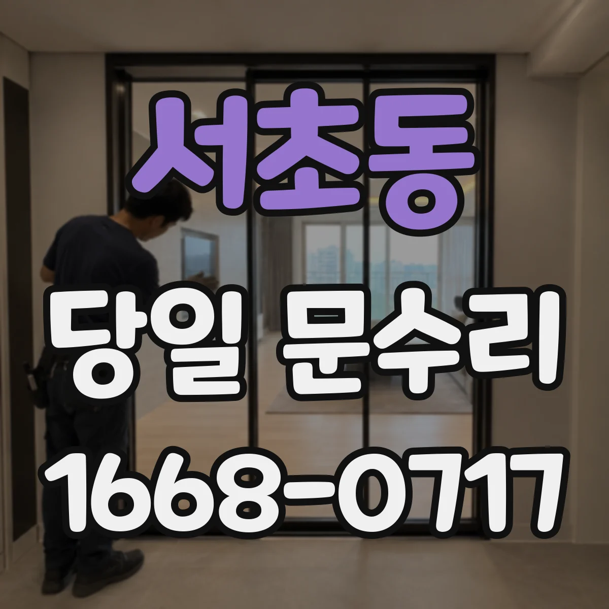서초동 당일 문수리