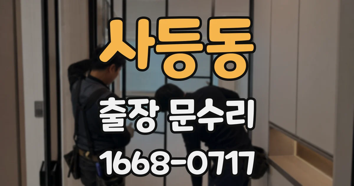 사등동 출장 문수리
