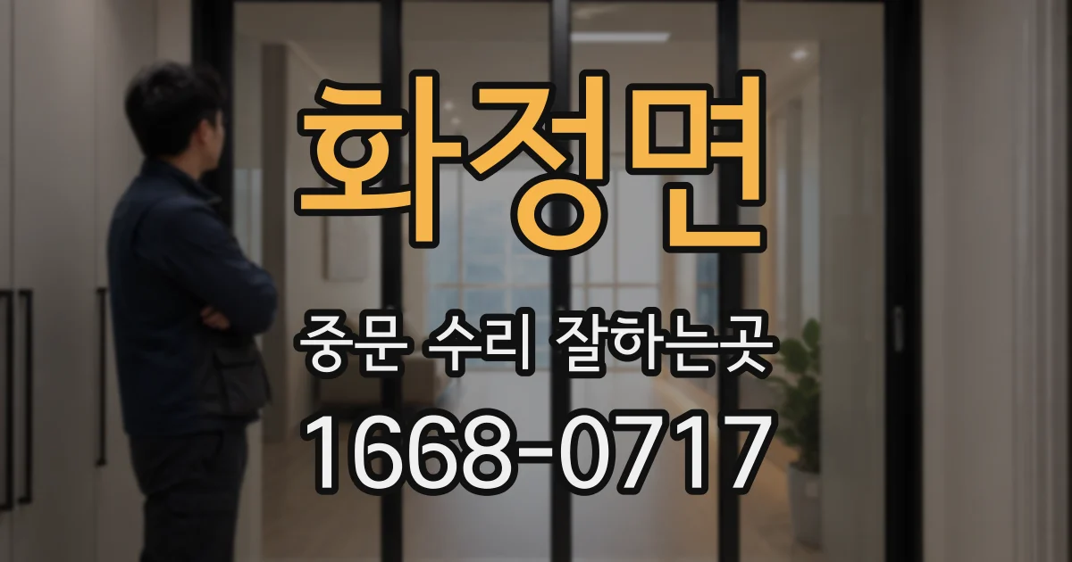 화정면 중문 수리 잘하는곳
