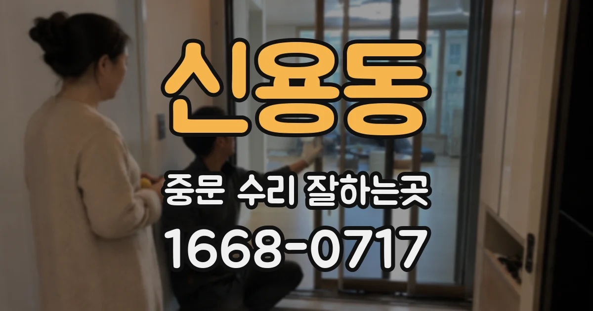 신용동 중문 수리 잘하는곳