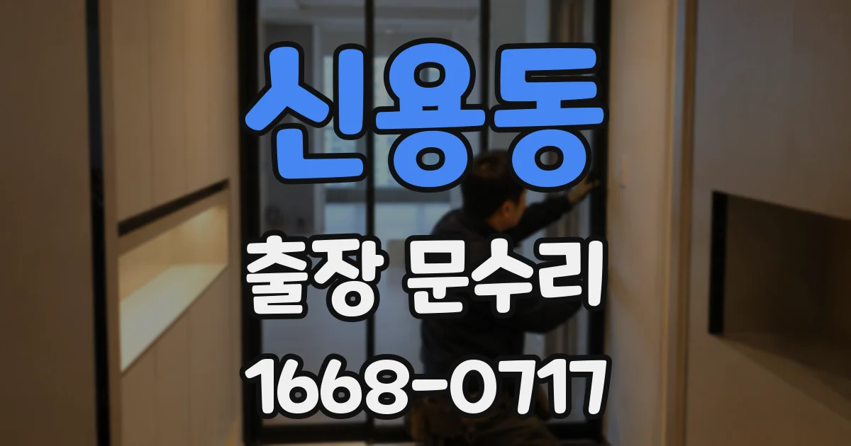 신용동 출장 문수리