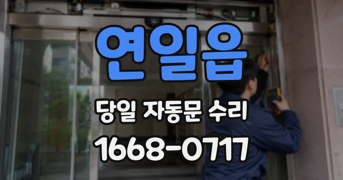 연일읍 당일 자동문 수리