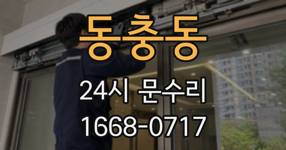 동충동 24시 문수리