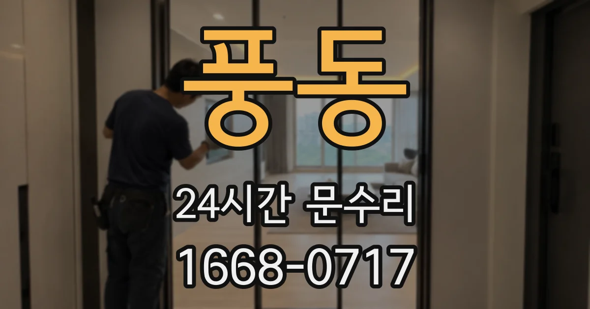 풍동 24시간 문수리