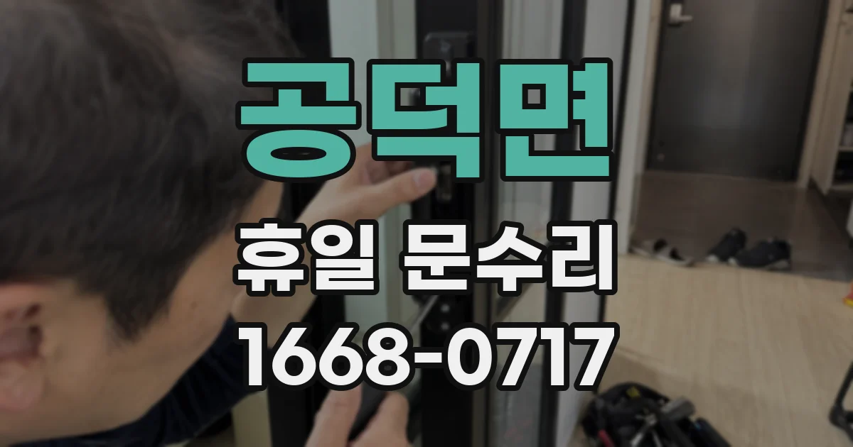 공덕면 휴일 문수리