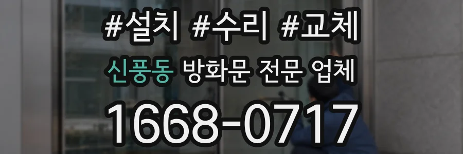 신풍동 방화문 전문 업체