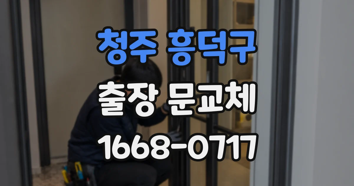 청주 흥덕구 출장 문교체