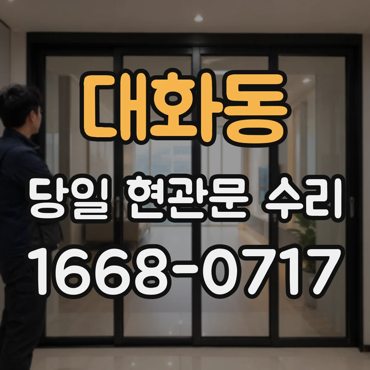 대화동 당일 현관문 수리