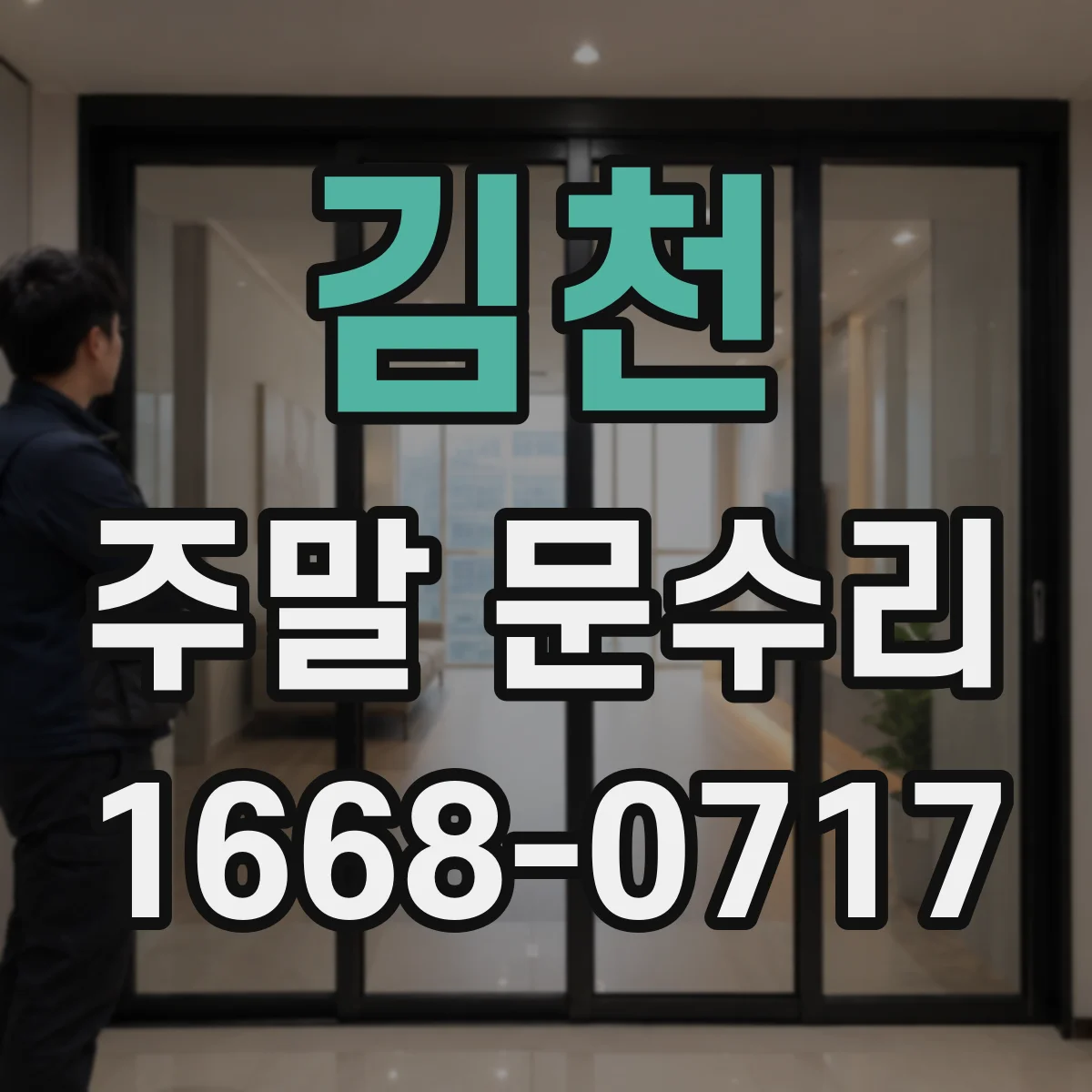 김천 주말 문수리 방문 경첩 유격 점검 후 마모 부품 교체