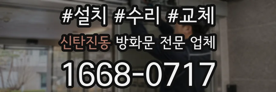 신탄진동 방화문 전문 업체