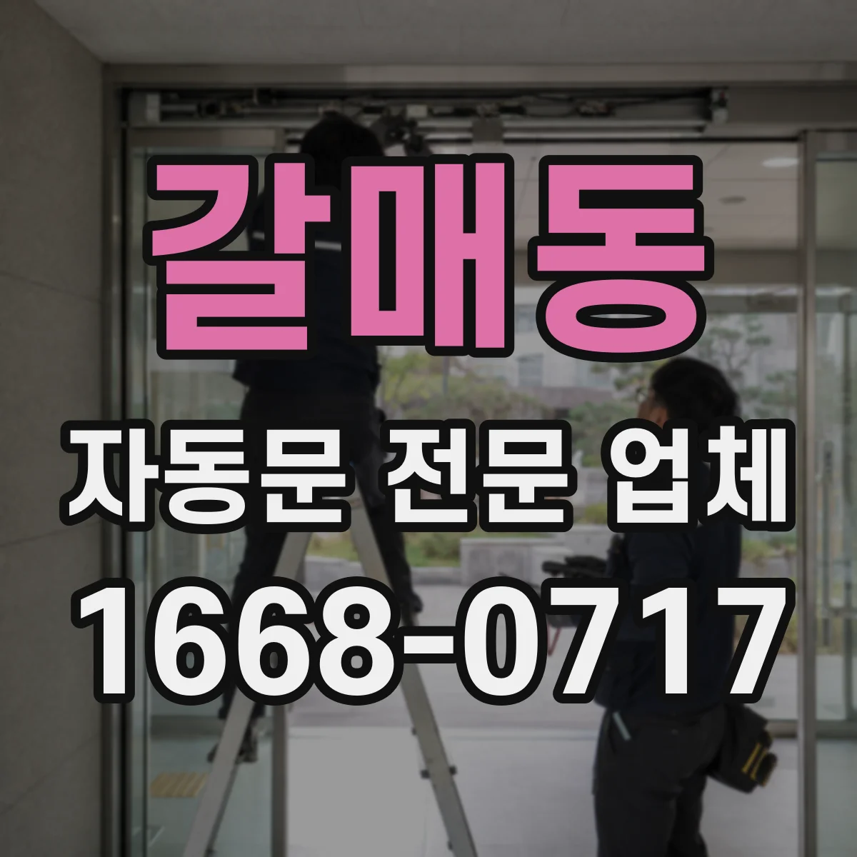 갈매동 자동문 전문 업체