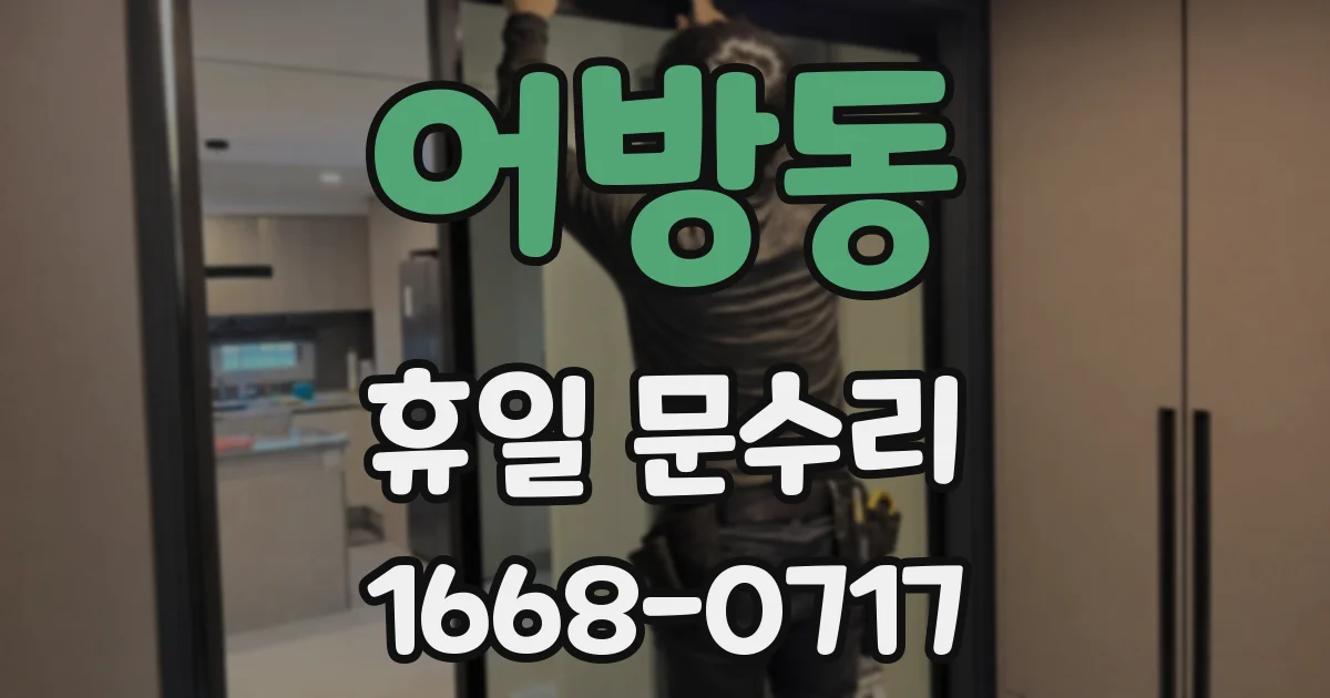어방동 휴일 문수리