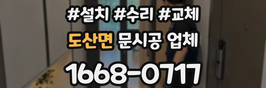 도산면 문시공 업체