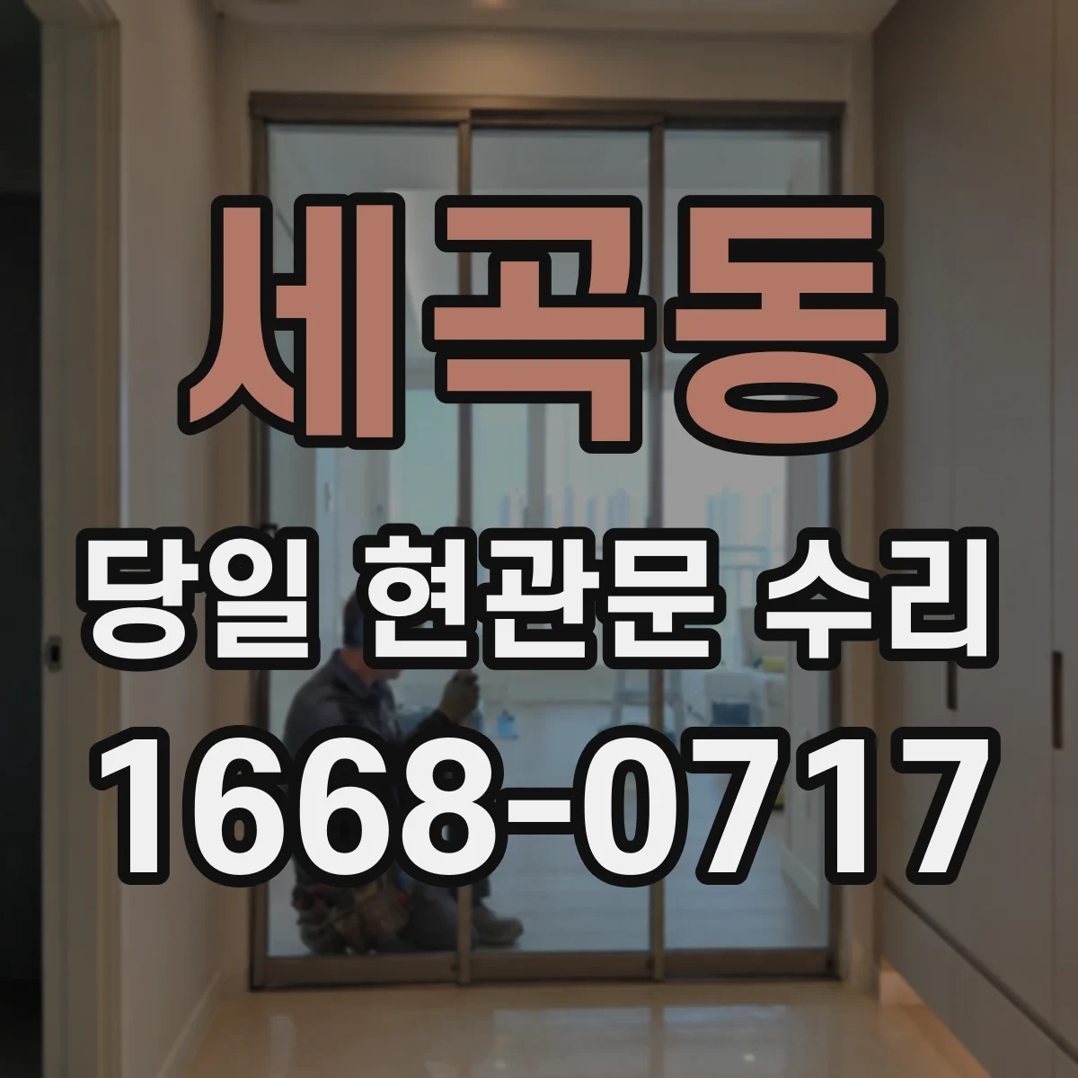 세곡동 당일 현관문 수리