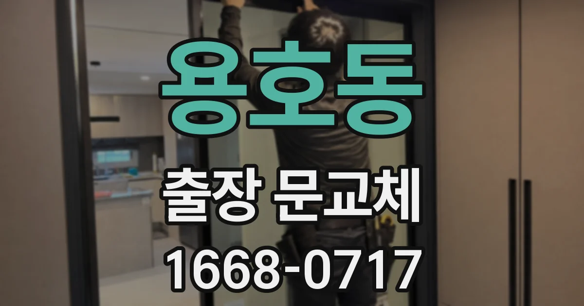 용호동 출장 문교체