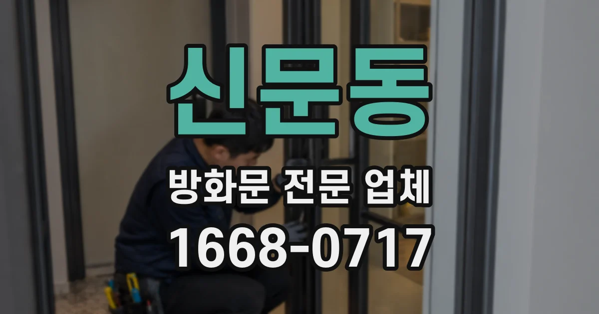 신문동 방화문 전문 업체