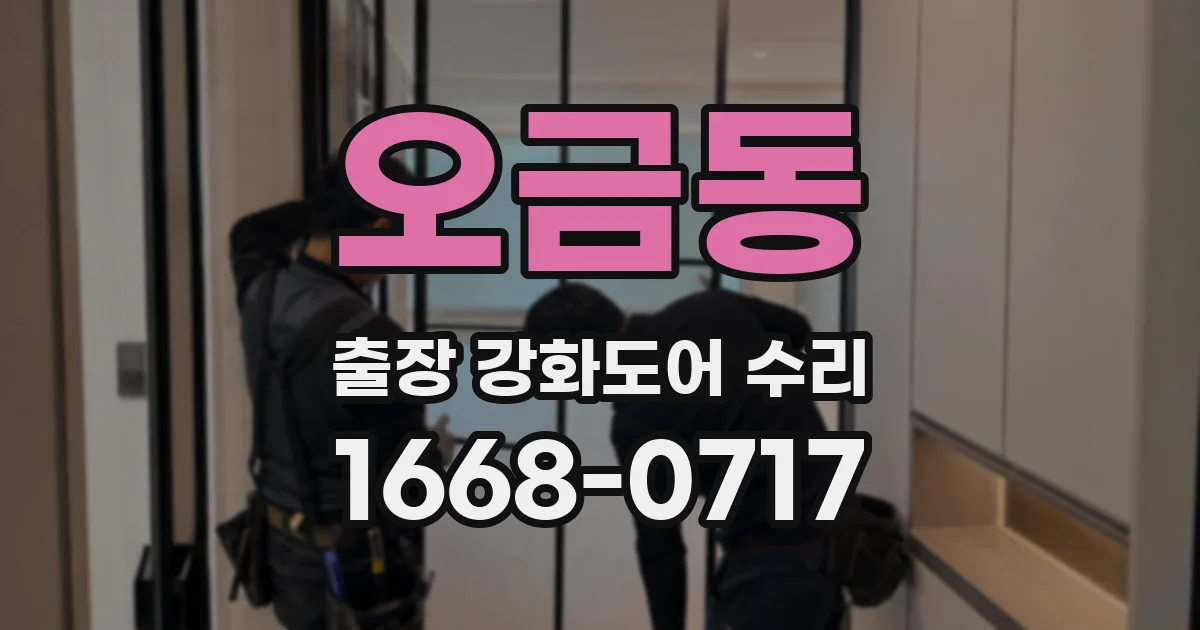 오금동 출장 강화도어 수리
