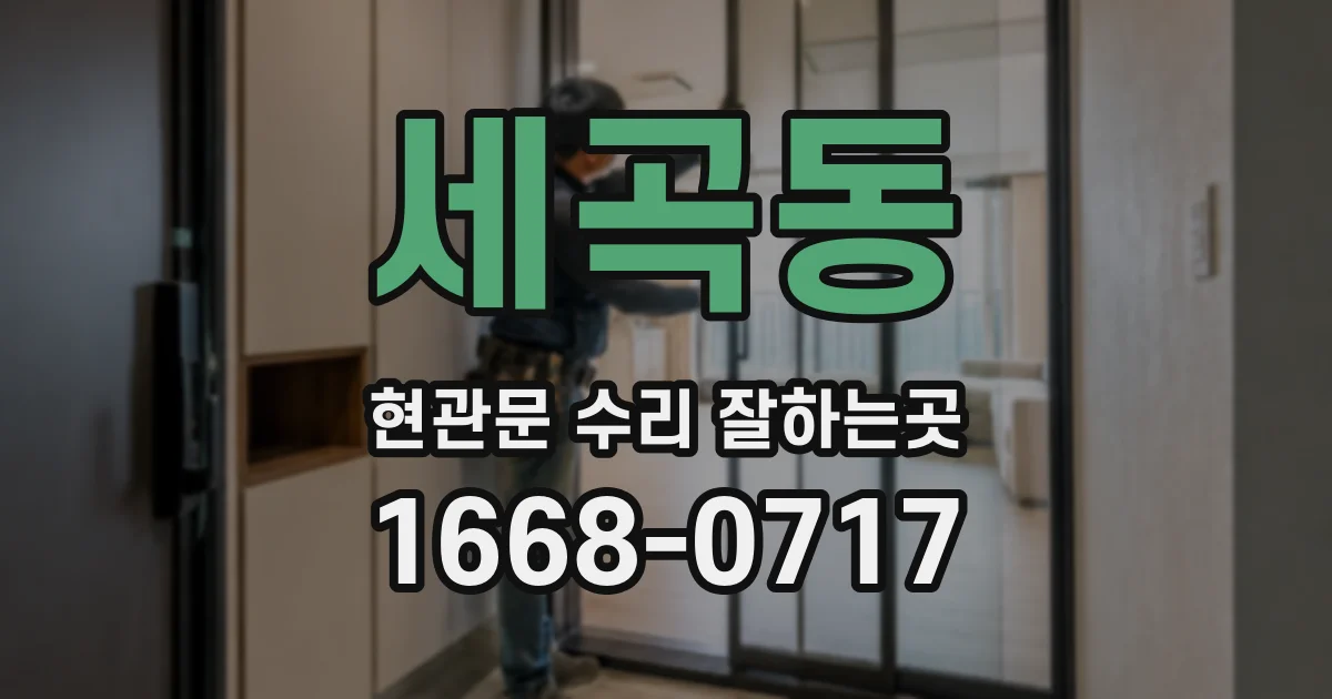 세곡동 현관문 수리 잘하는곳