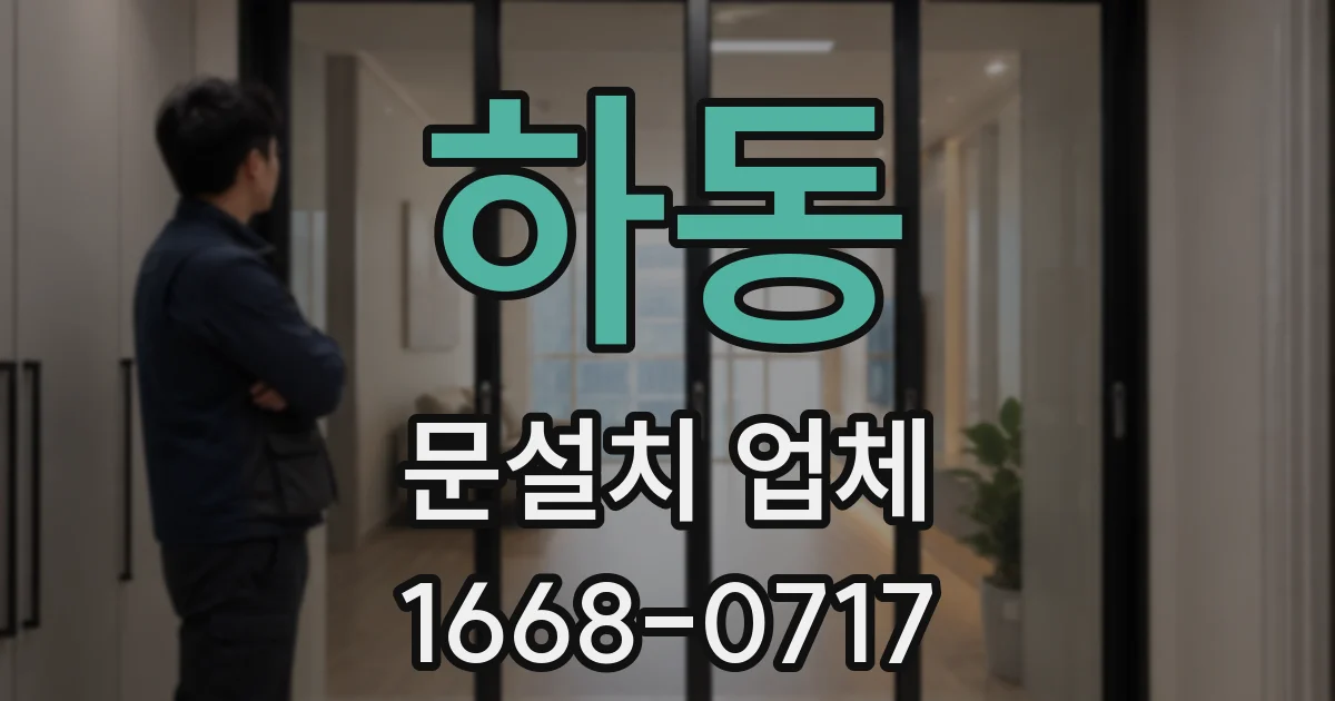 하동 문설치 업체