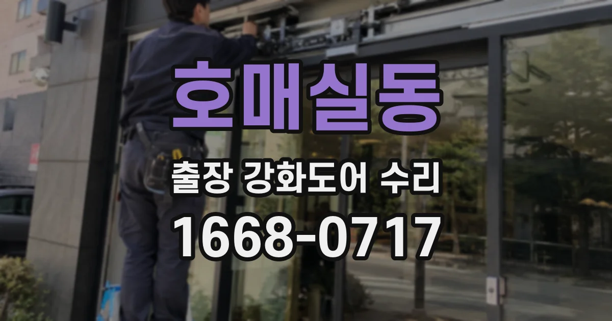 호매실동 출장 강화도어 수리