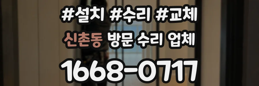 신촌동 방문 수리 업체
