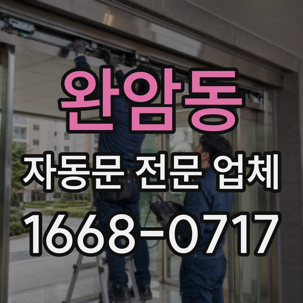 완암동 자동문 전문 업체