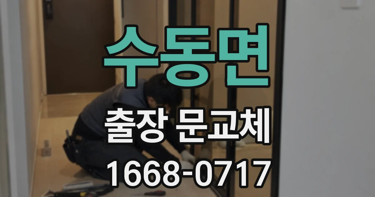 수동면 출장 문교체