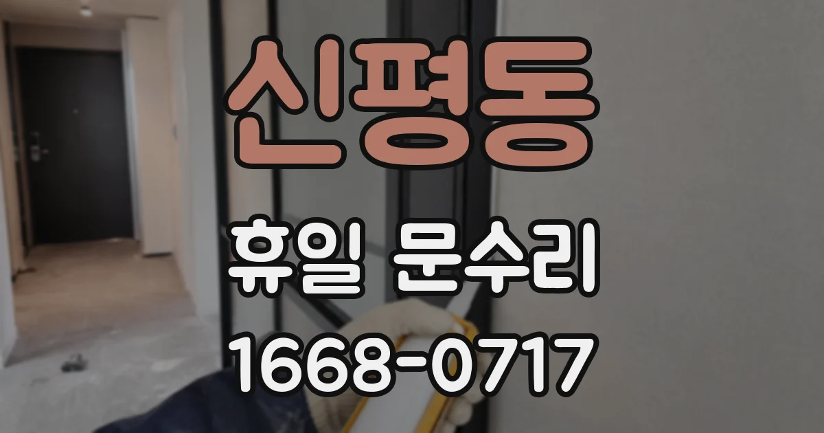신평동 휴일 문수리