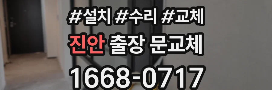 진안 출장 문교체
