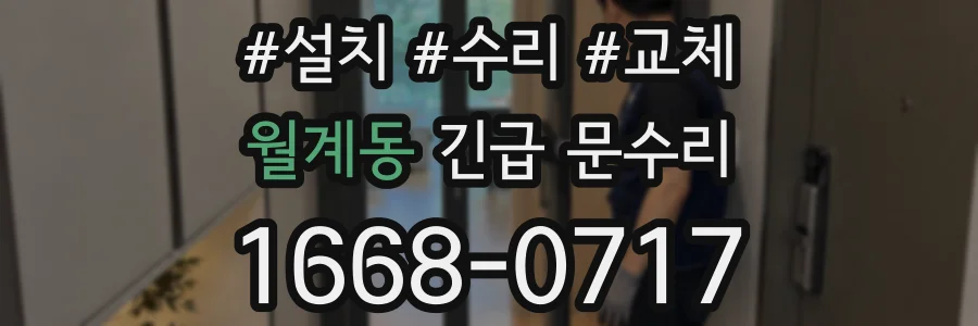 월계동 긴급 문수리