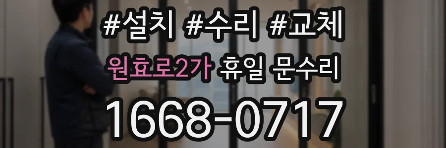 원효로2가 휴일 문수리