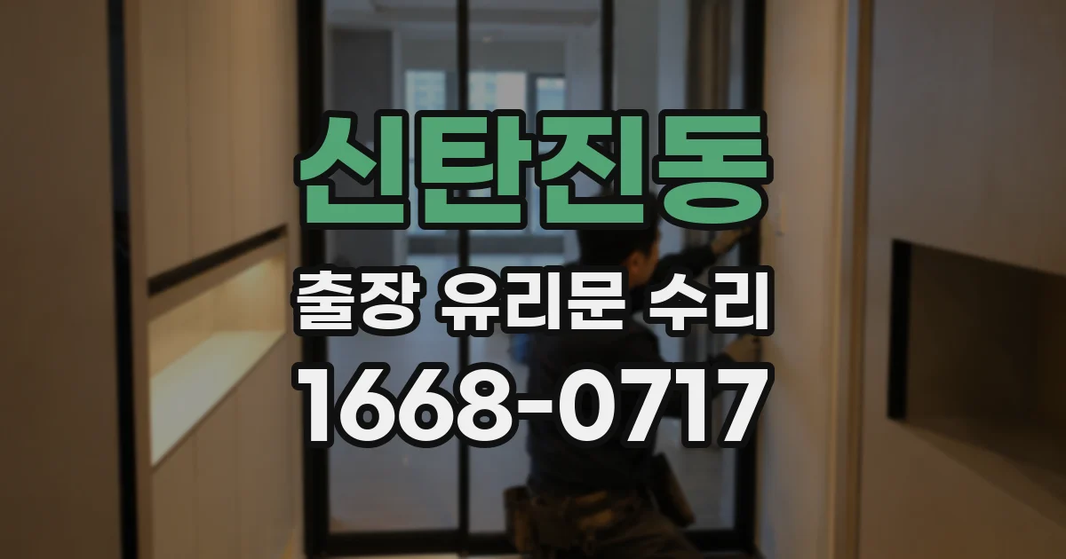 신탄진동 출장 유리문 수리