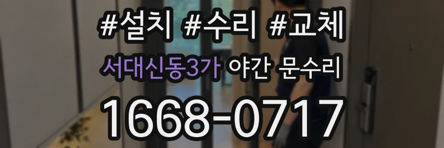 서대신동3가 야간 문수리