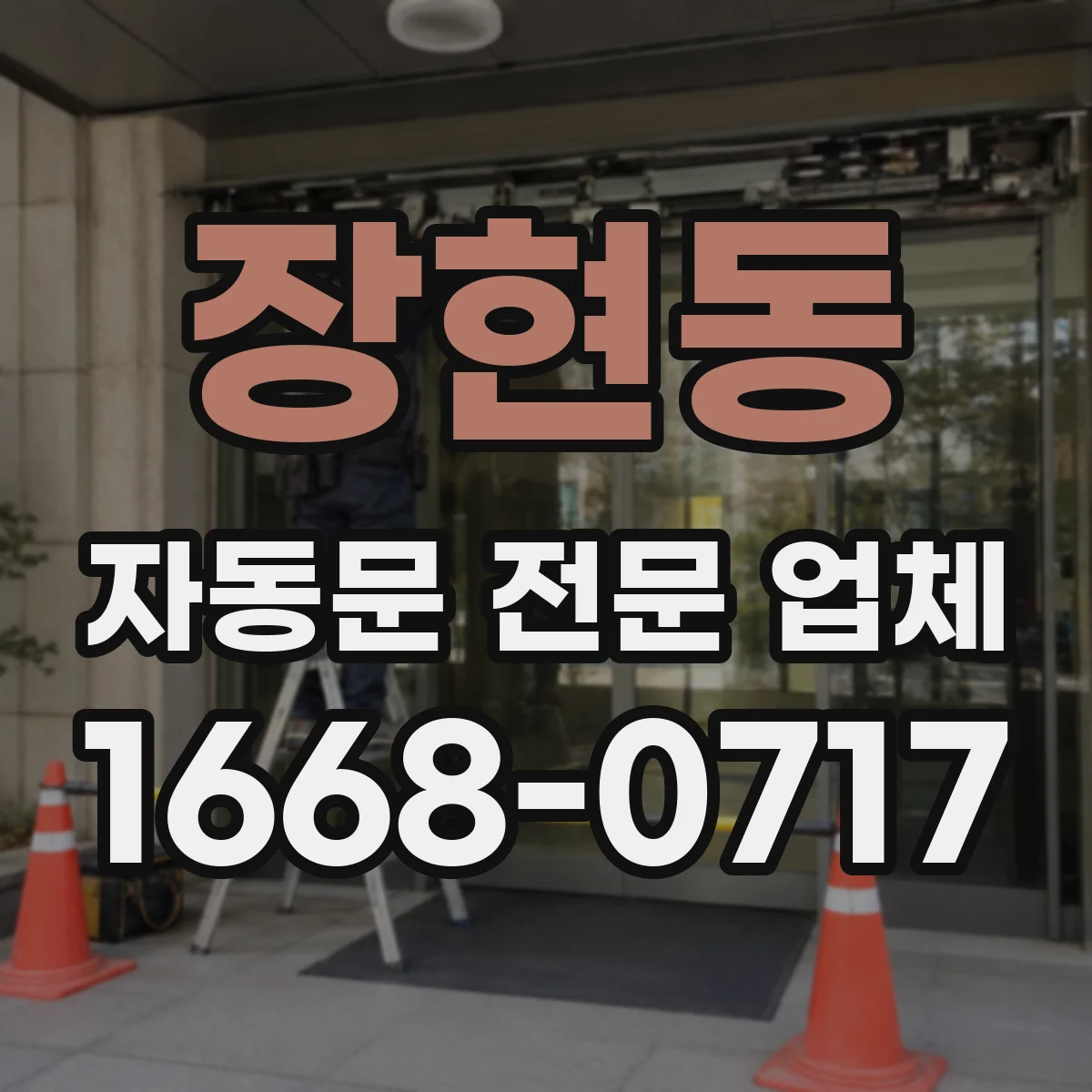 장현동 자동문 전문 업체