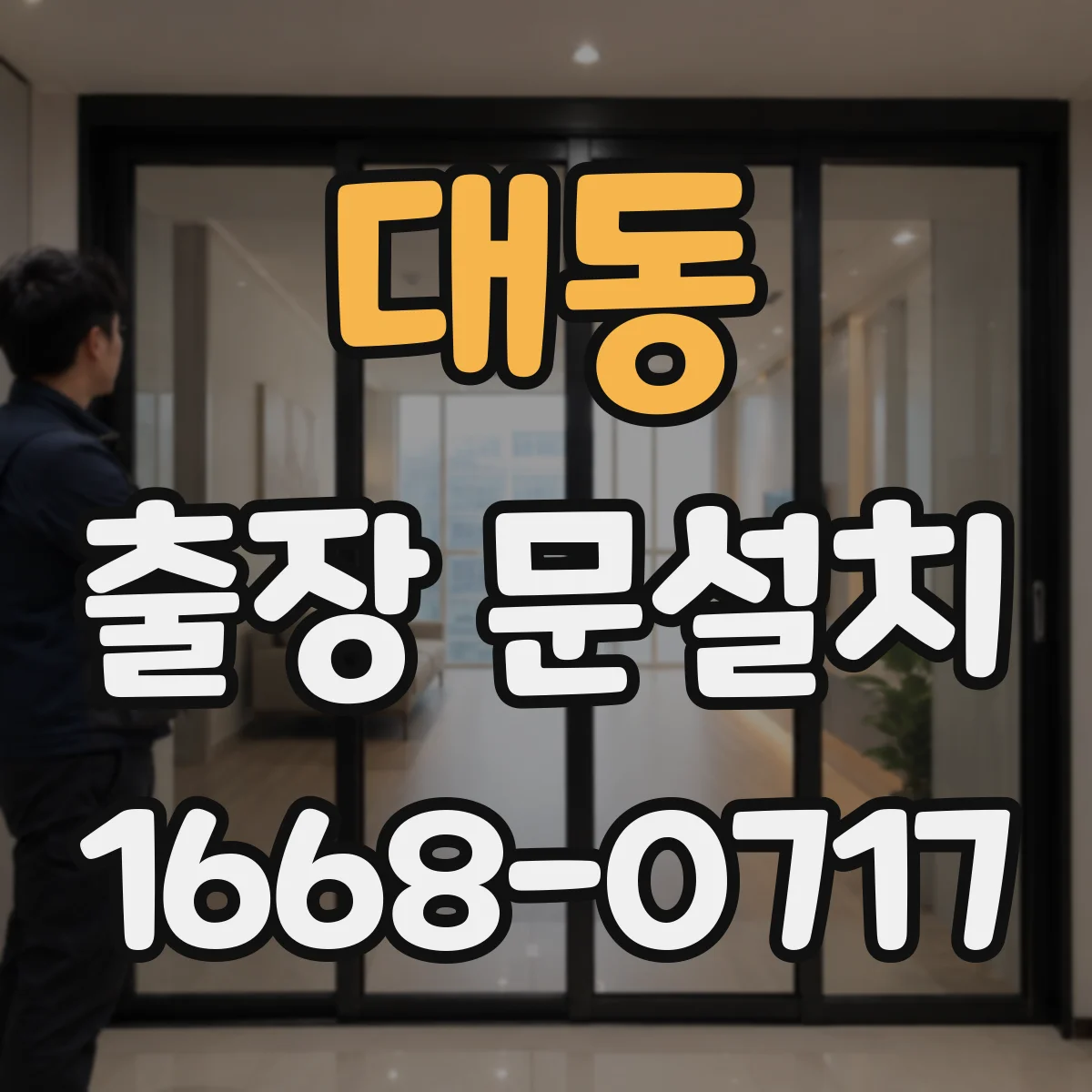 대동 출장 문설치