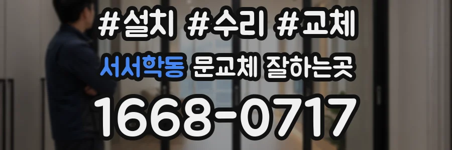 서서학동 문교체 잘하는곳