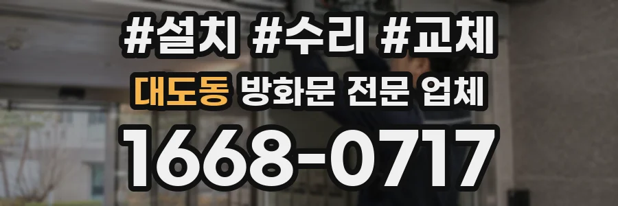 대도동 방화문 전문 업체