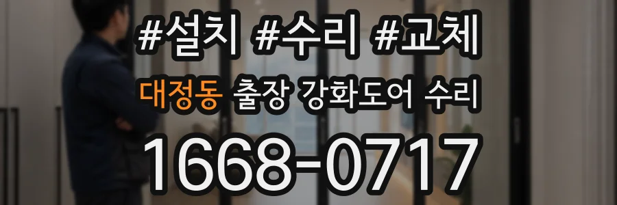 대정동 출장 강화도어 수리
