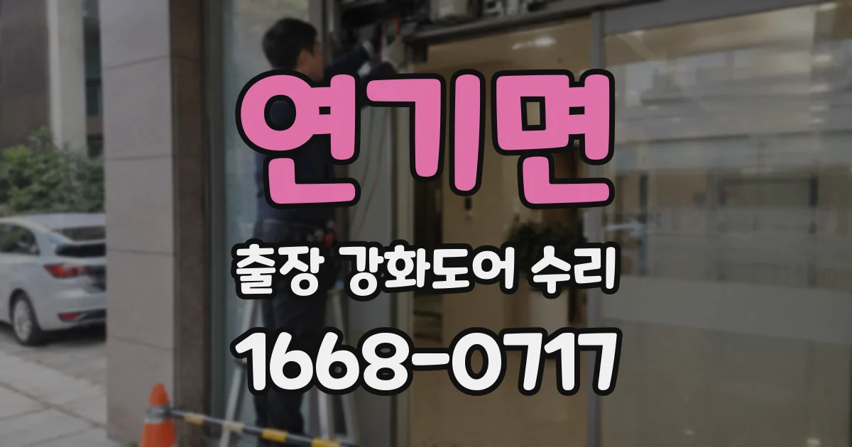 연기면 출장 강화도어 수리