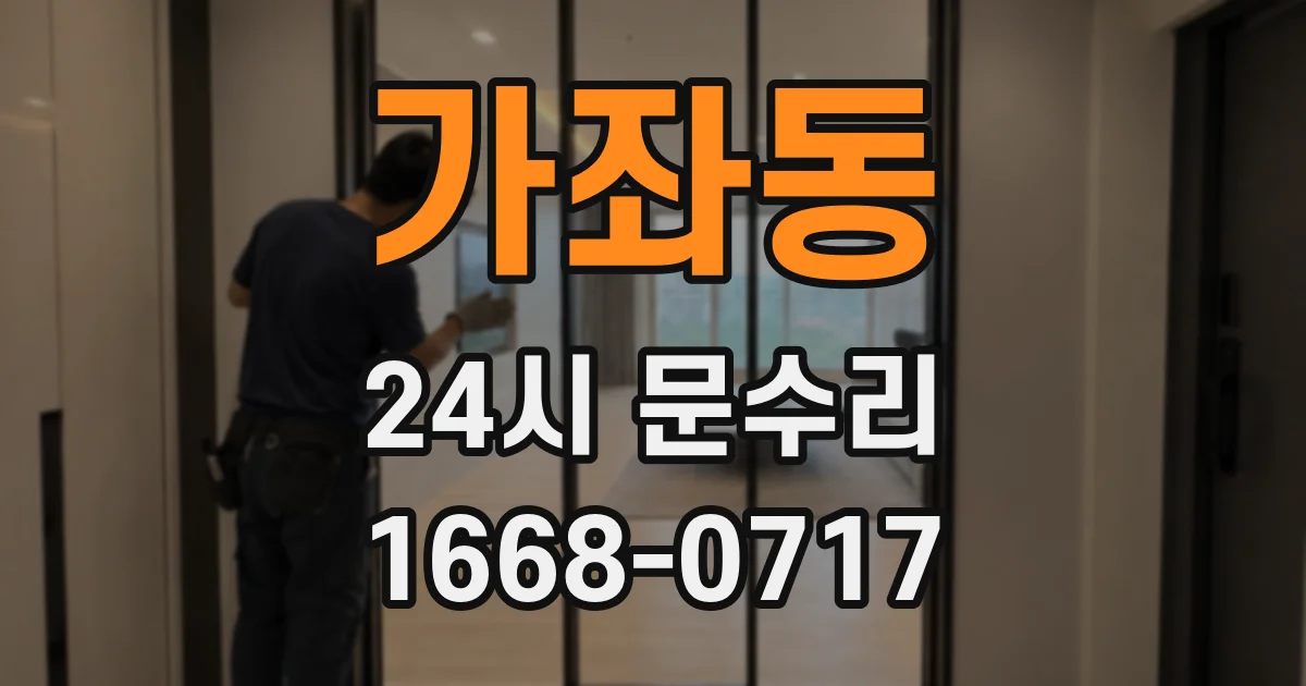 가좌동 24시 문수리