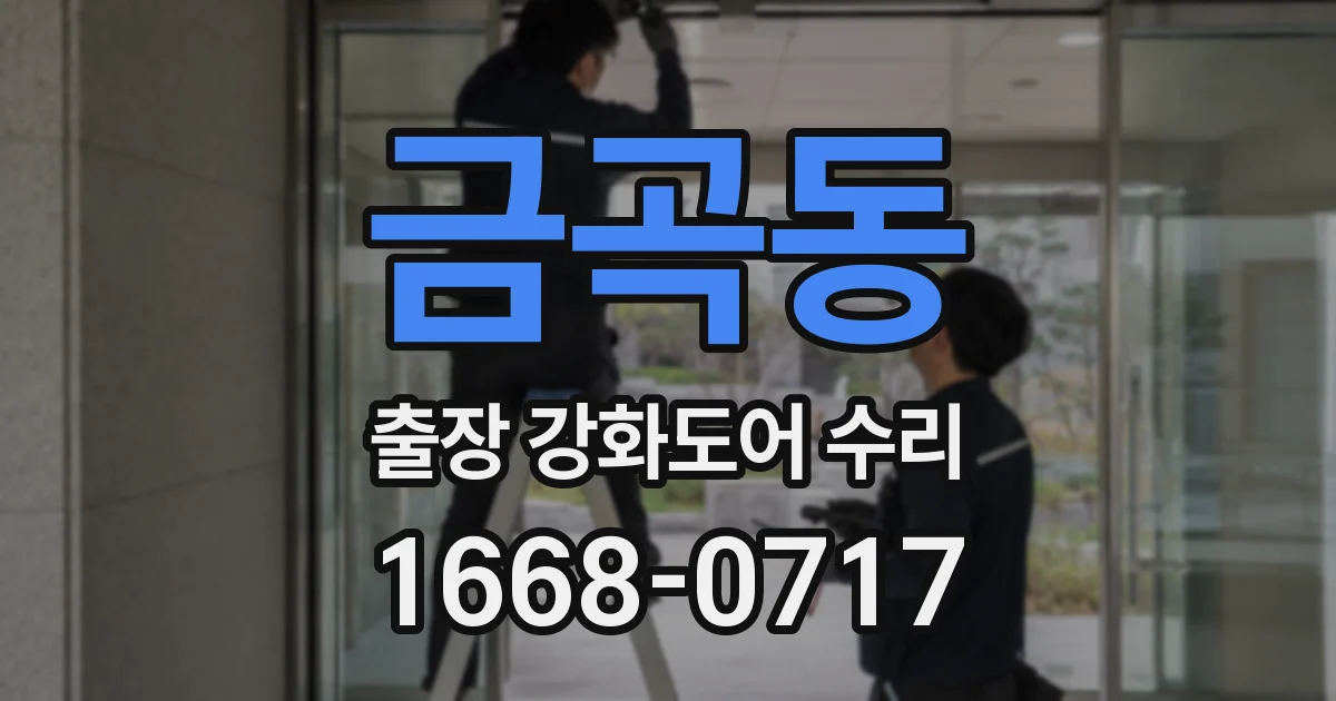 금곡동 출장 강화도어 수리
