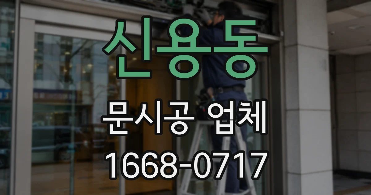 신용동 문시공 업체